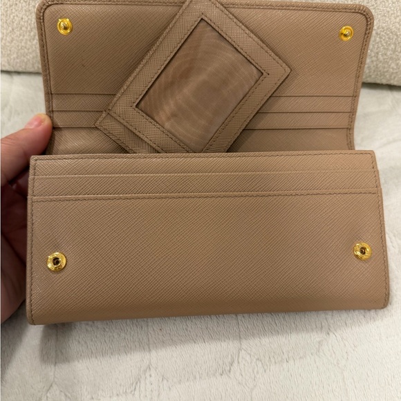 Prada Beige Leather Wallet - Picture 11 of 15